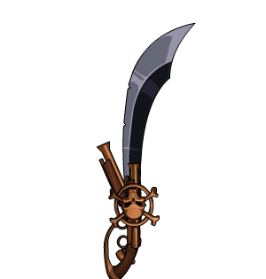 Cursed Blade and Pistol