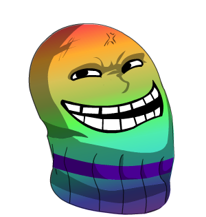 Rainbololol Sock Helm