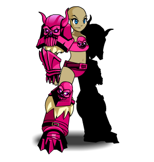 Pink Undead Warrior male