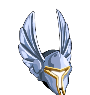 Silver Exalted Winged Visor