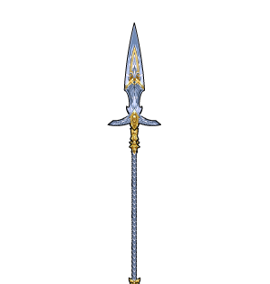 Silver Exalted Paladin Spear