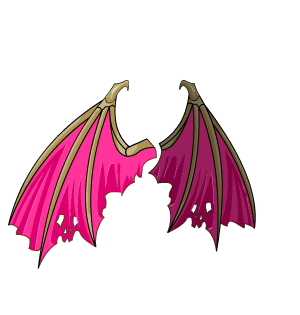 Pink Draconian Wings