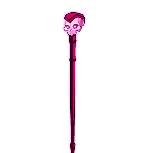 Pink Formal Attack Cane