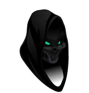 NecroStorm Lich's Hooded Skull