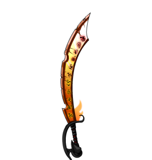 Cursed Cutlass of Blaze