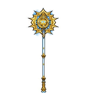 Golden Warlord Staff